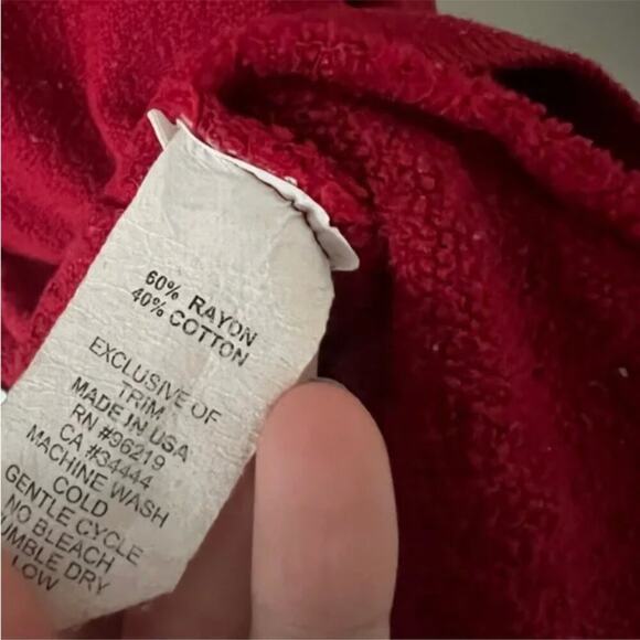 Willow Cherry Red Button Front Jacket - Picture 4 of 5